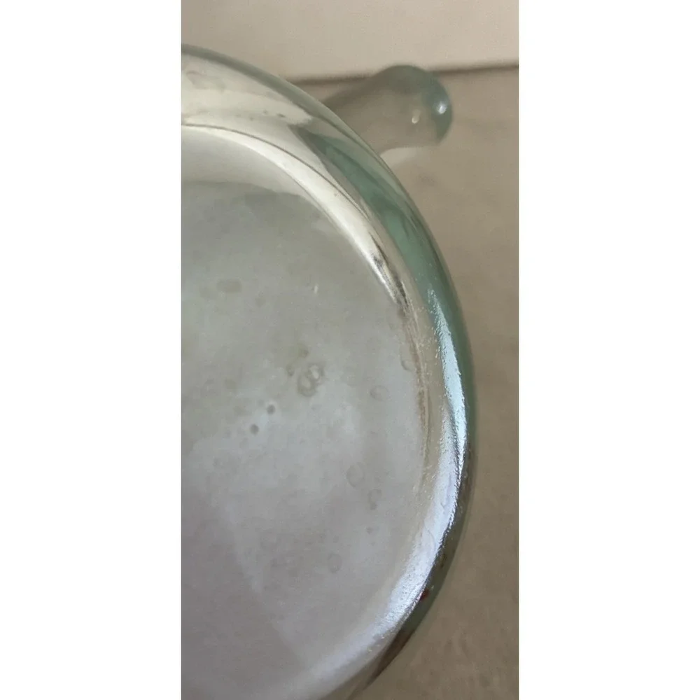 Pyrex Measuring Cup 2 Cup Glass Open Handle Red Lettering 500‎ ml